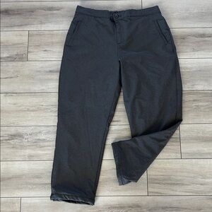 Stormpack fleece lined waterproof windbreaker pants size large